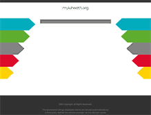Tablet Screenshot of myiuheath.org